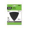 3" x120 Grit Sandpaper  (10 Pack)  Professional Oscillating Accessory Recyclable 